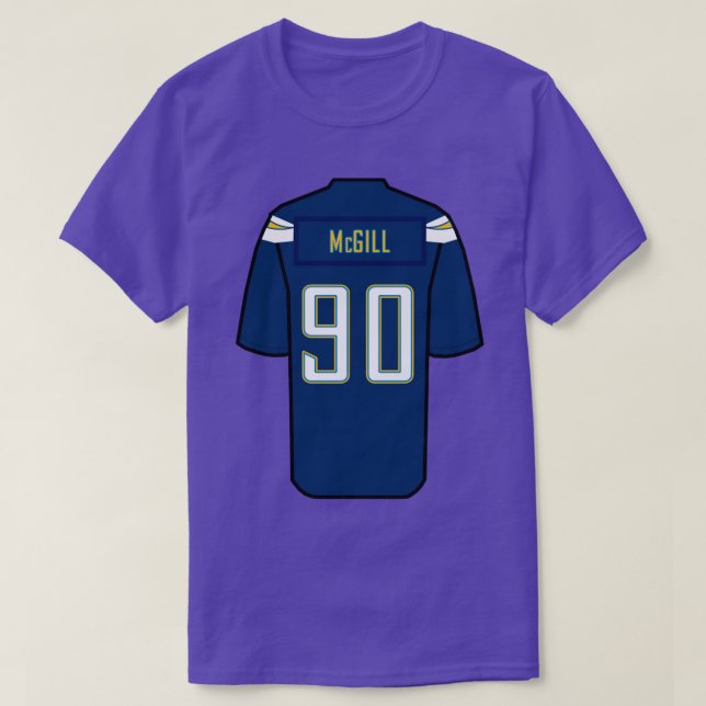 TY McGill Jersey 1 T Shirt (Design framsida)