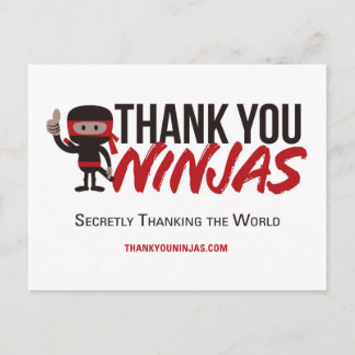TY Ninjas Postcards Vykort