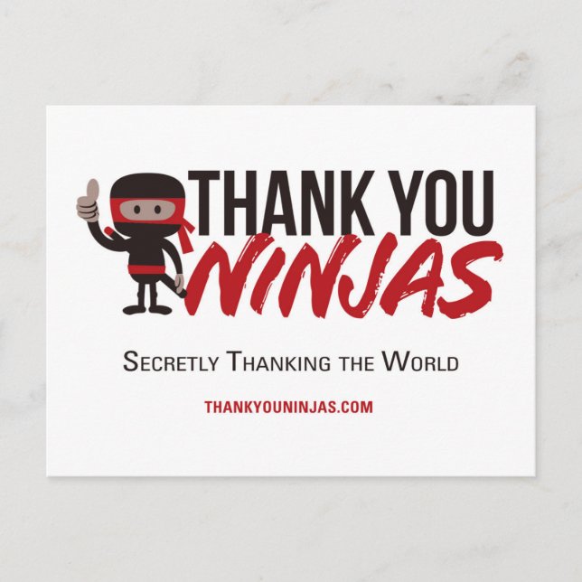 TY Ninjas Postcards Vykort (Framsida)