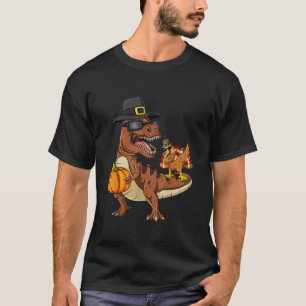 Ty tack för Turkiets Riding Dinosaur T rex Boys Ki Shirt