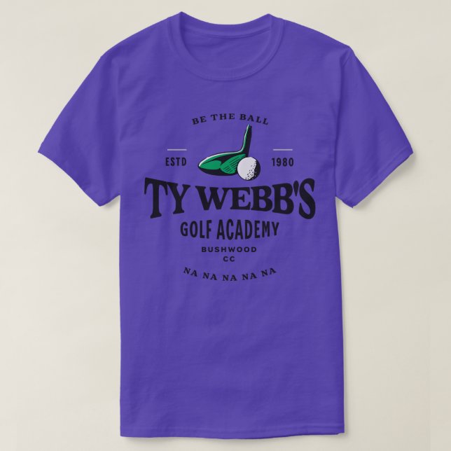 Ty Webs Golf Academy Est 1980 T Shirt (Design framsida)