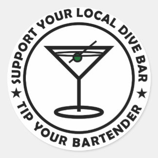 TYB-stöd för din lokala enhet Runt Klistermärke