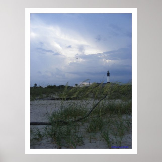 Tybee Island Evening Poster (Framsidan)