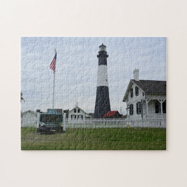 Tybee Island fyr, Tybee Island Georgia Pussel (Horisontell)