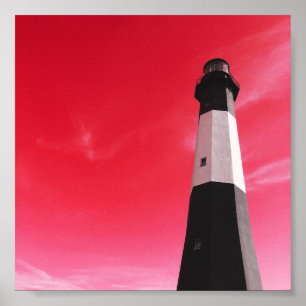 Tybee Island fyrstation Poster