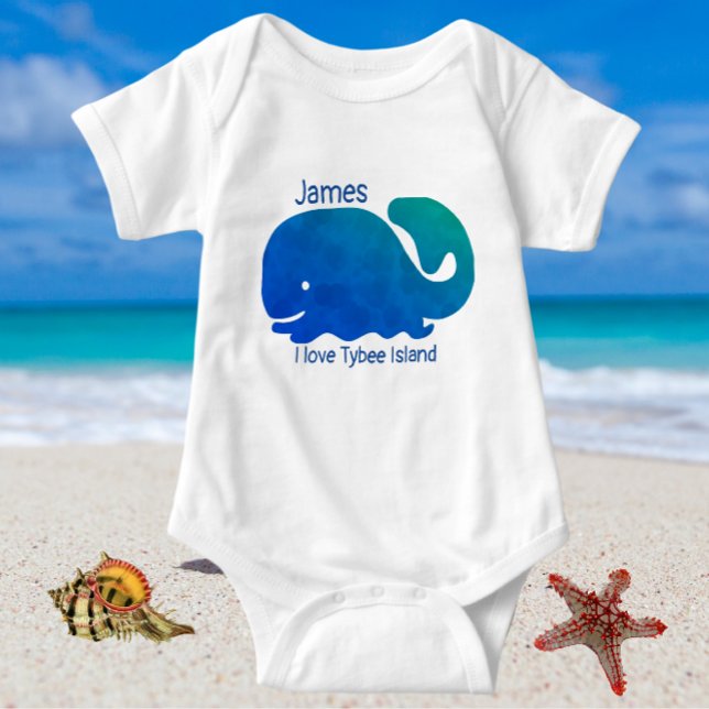 Tybee Island GA baby-bodykostym T Shirt (Skapare uppladdad)