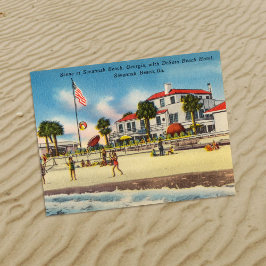 Tybee Island GA Historic DeSoto Beach Hotel Vykort