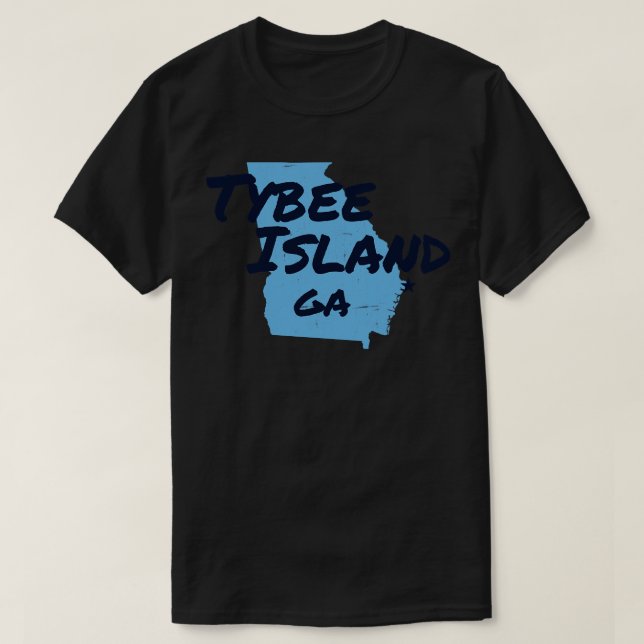 Tybee Island GA TShirt T Shirt (Design framsida)