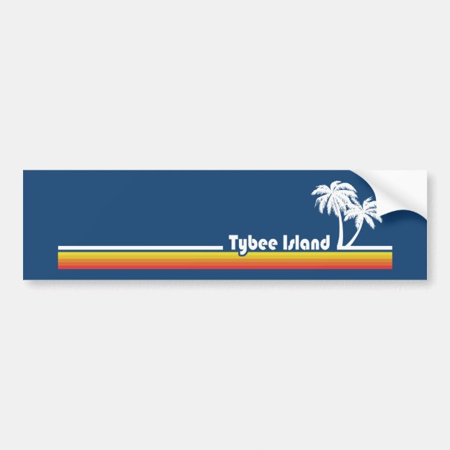Tybee Island Georgia Bildekal (Framsidan)