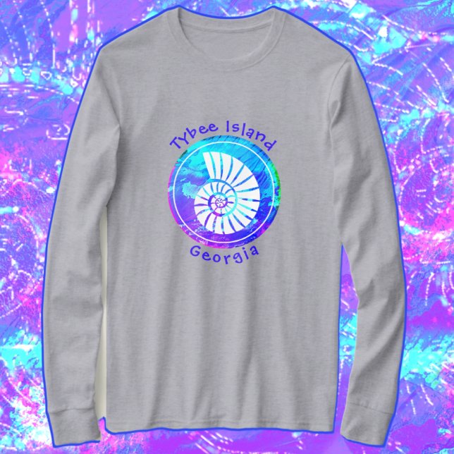 Tybee Island Georgia Ocean Seashell T-Shirt (Skapare uppladdad)