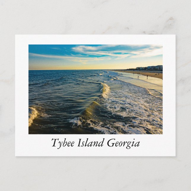 Tybee Island Georgia Vykort (Framsida)