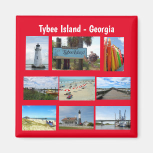Tybee Island, Georgien Magnet