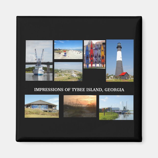 Tybee Island Georiga Magnet (Framsidan)