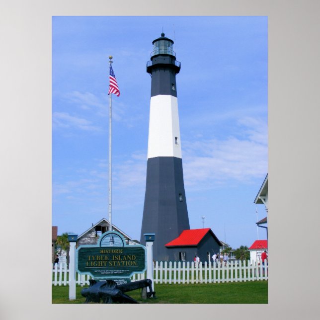 Tybee Island Light Station Poster (Framsidan)