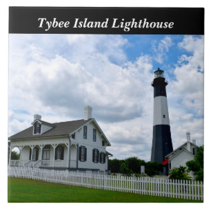 Tybee Island Lighthouse Kakelplatta