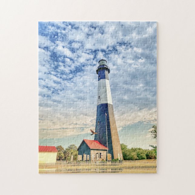 Tybee Island Lighthouse Pussel (Vertikal)