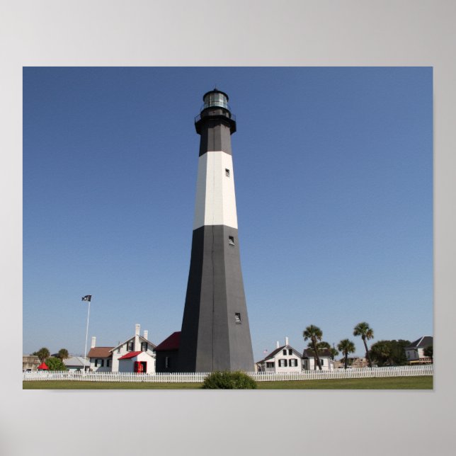 Tybee Island Lighthouse, Savannah GA Poster (Framsidan)