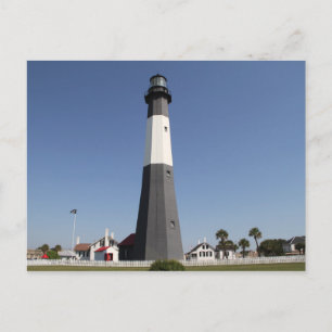 Tybee Island Lighthouse, Savannah GA Vykort
