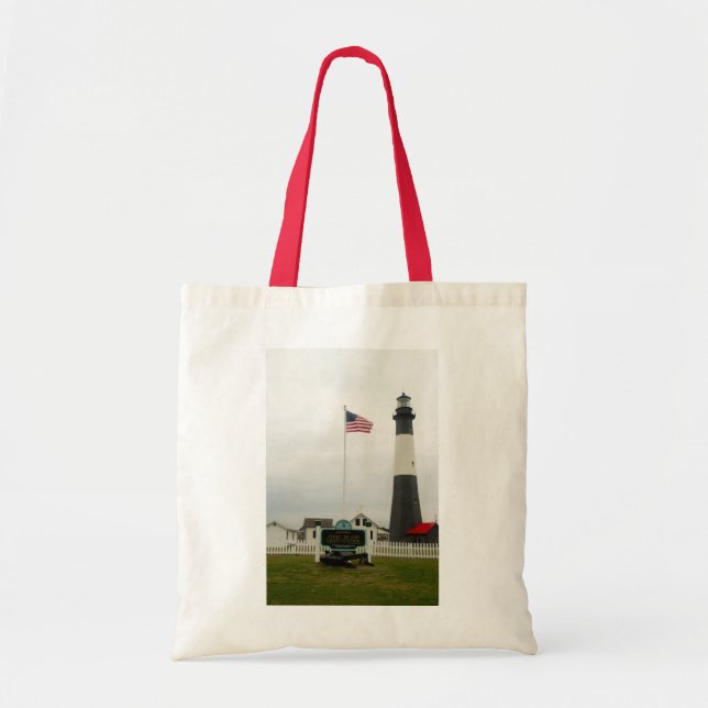 Tybee Island Lighthouse Station Bag Tygkasse (Framsidan)