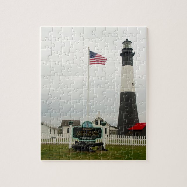 Tybee Island Lighthouse Station Puzzle Pussel (Vertikal)