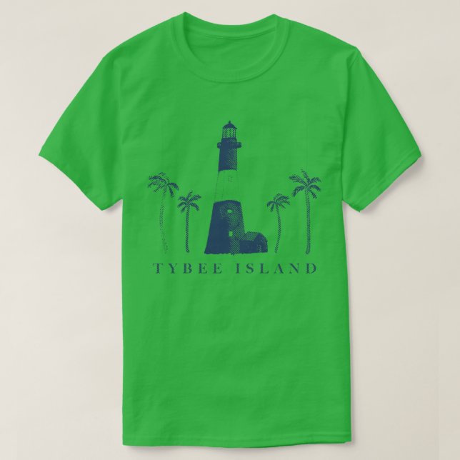 Tybee Island Lighthouse TShirt T Shirt (Design framsida)