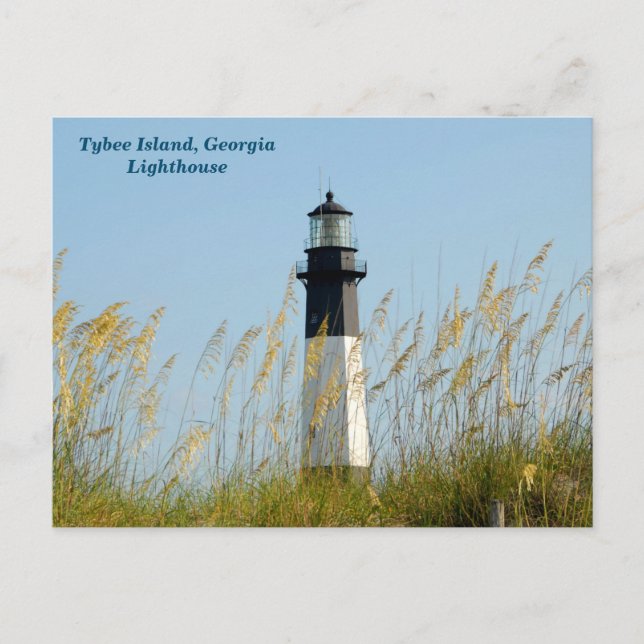 Tybee Island Lighthouse Vykort (Framsida)