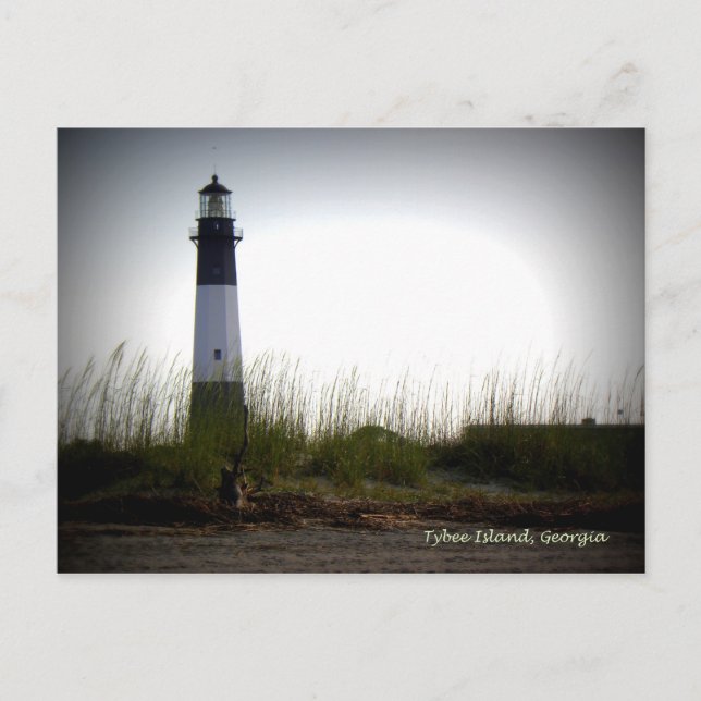 Tybee Island Lighthouse-vykort Vykort (Framsida)