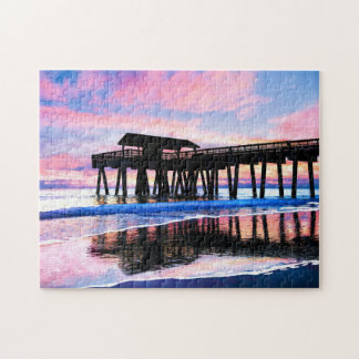 Tybee Island Pier - Georgia Kusten Puzzle Pussel