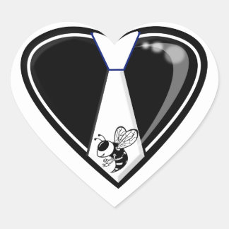 TYBEE KÄRLEK HJÄRTFORMAT KLISTERMÄRKE