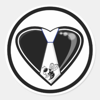 TYBEE KÄRLEK RUNT KLISTERMÄRKE