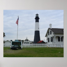 Tybee ö Lighthouse Photo på en