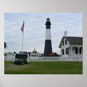 Tybee ö Lighthouse Photo på en Poster
