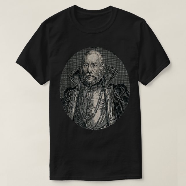 Tycho Brahe Danish Astronomer Danmark Astronomy Sc T Shirt (Design framsida)