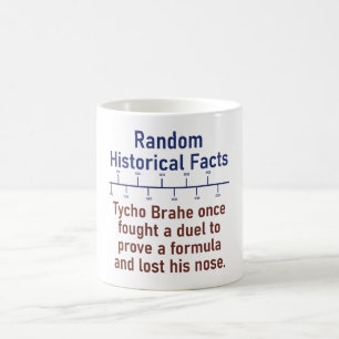 Tycho Brahe Gång fick en Duel - Historikfakta Kaffemugg