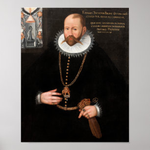 Tycho Brahe Porträtt - 1596 Poster