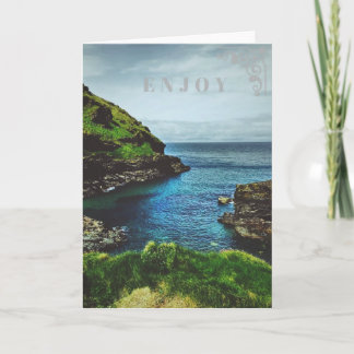 Tyck om hälsningkortet kort