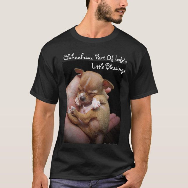 Tyck om liv lite välsignelser tee shirt (Framsida)