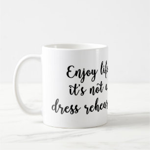 Tyck om liv som det inte är en genrepmugg kaffemugg
