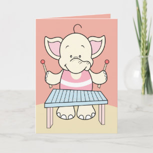 Tyck om musikhälsningkortet tack kort