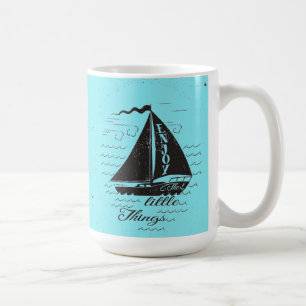 Tyck om småsakaffischen kaffemugg