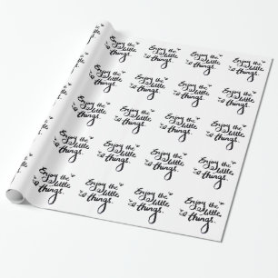 Tyck om småsakerna - handskrifttryck presentpapper