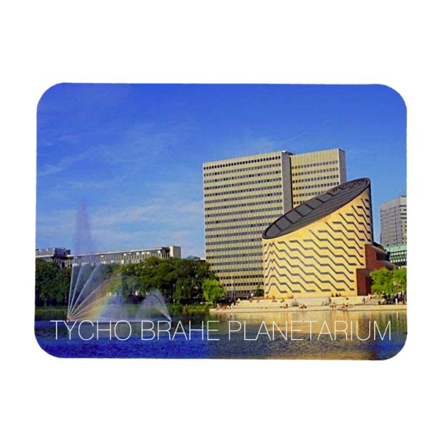 Tyco Brahe Planetarium Köpenhamn Magnet (Horisontell)