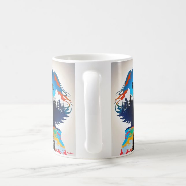 Tydlig bild av ADHD Kaffemugg (Handtag)
