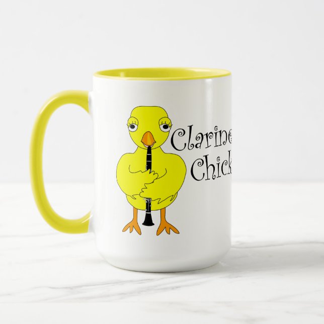 Tydlig Chick Mugg (Vänster)