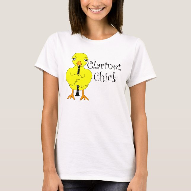 Tydlig Chick T Shirt (Framsida)