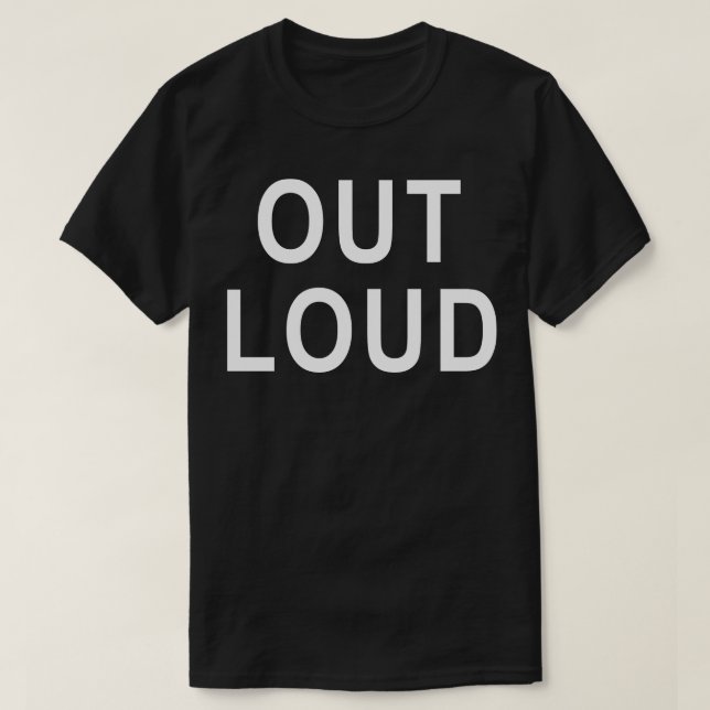 Tydlig fet typografi minimalist textdesign t shirt (Design framsida)