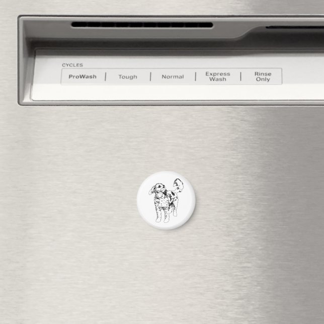 Tydlig fläckig form magnet (In Situ (Dishwasher))