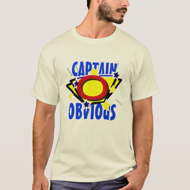 Tydlig kapten tee shirt (Framsida)