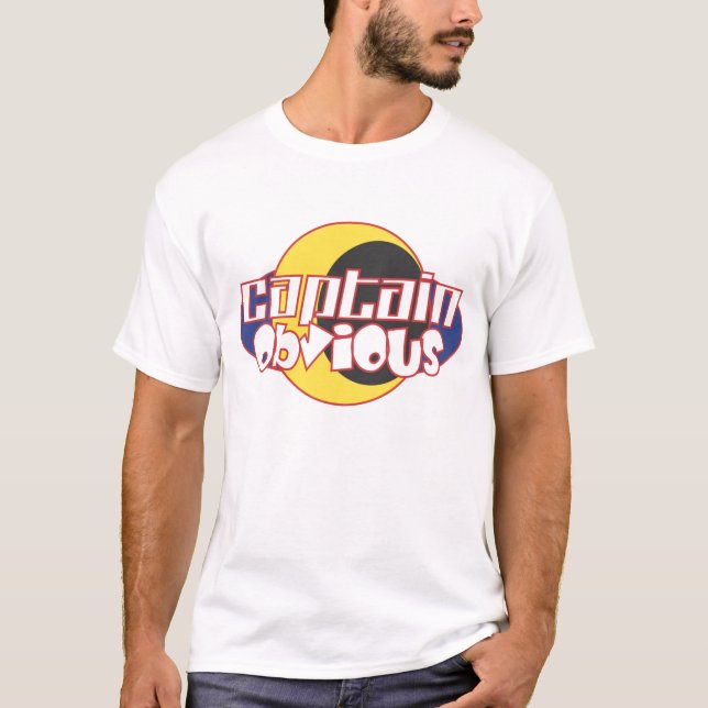 Tydlig logotyp för kapten t-shirt (Framsida)