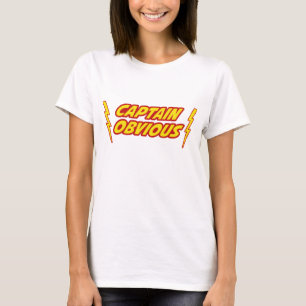 Tydlig Superhero för kapten T-shirt